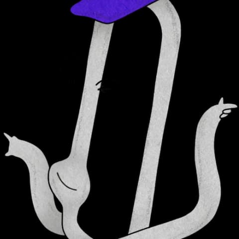 Cliff the paperclip Townie winking