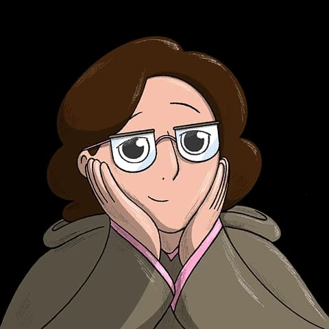 Wisp’s teammate resting her face in her hands