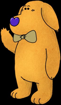 Bud the dog Townie wearing a bowtie