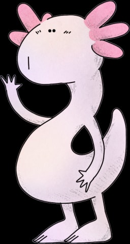 Plum the axolotl Townie